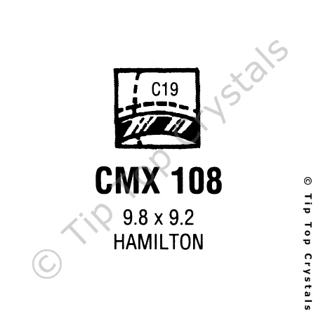 GS CMX108 Watch Crystal