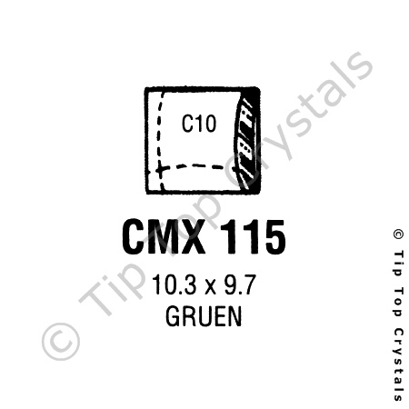 GS CMX115 Watch Crystal