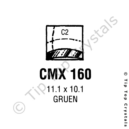 GS CMX160 Watch Crystal