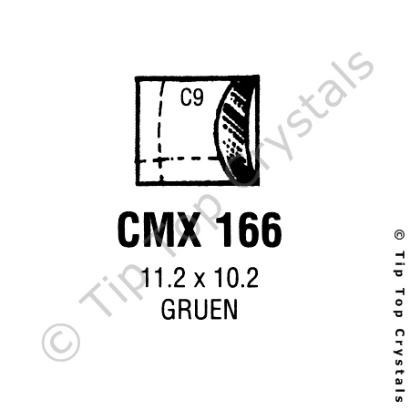 GS CMX166 Watch Crystal