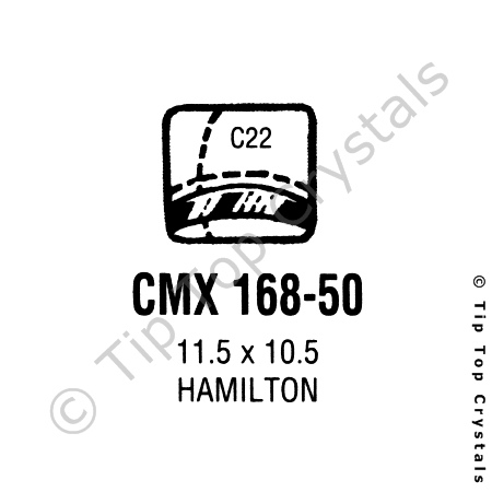 GS CMX168-50 Watch Crystal