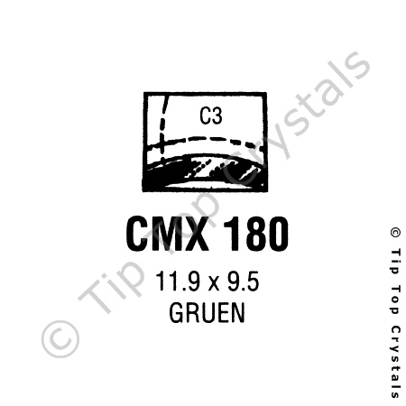 GS CMX180 Watch Crystal