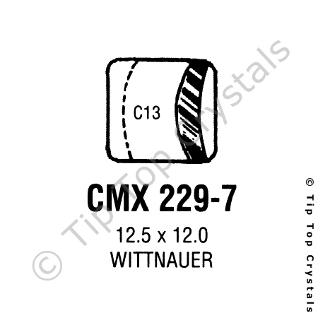 GS CMX229-7 Watch Crystal