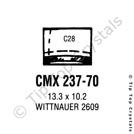 GS CMX237-70 Watch Crystal