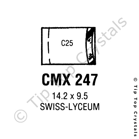 GS CMX247 Watch Crystal