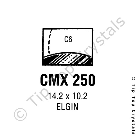 GS CMX250 Watch Crystal