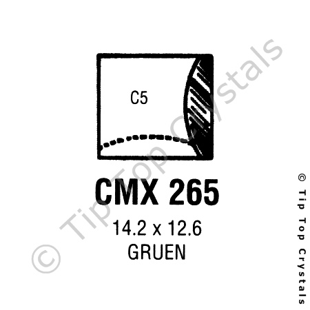 GS CMX265 Watch Crystal