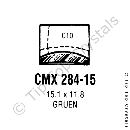 GS CMX284-15 Watch Crystal