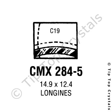 GS CMX284-5 Watch Crystal