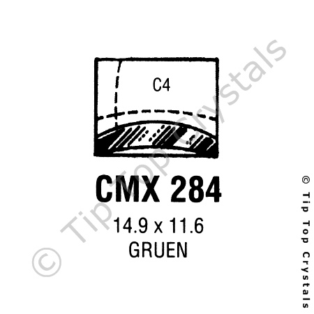 GS CMX284 Watch Crystal