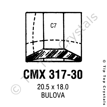 GS CMX317-30 Watch Crystal