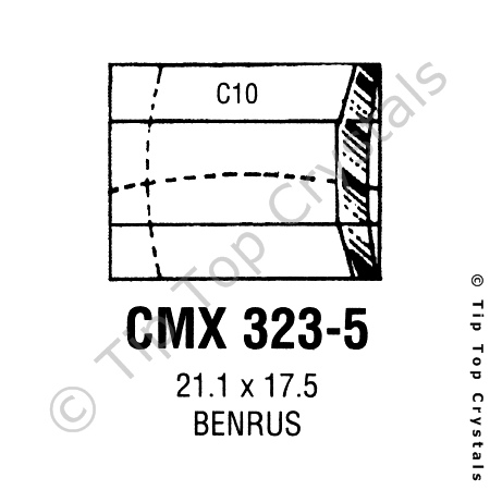 GS CMX323-5 Watch Crystal