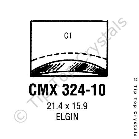GS CMX324-10 Watch Crystal
