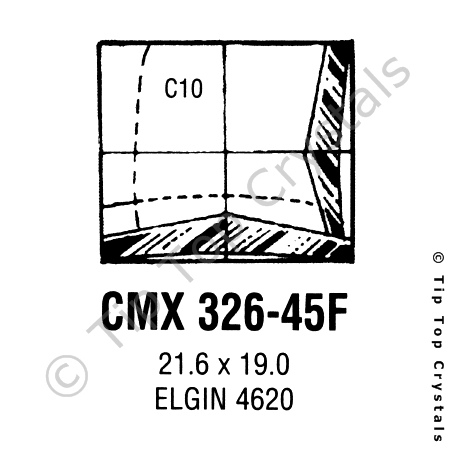 GS CMX326-45F Watch Crystal
