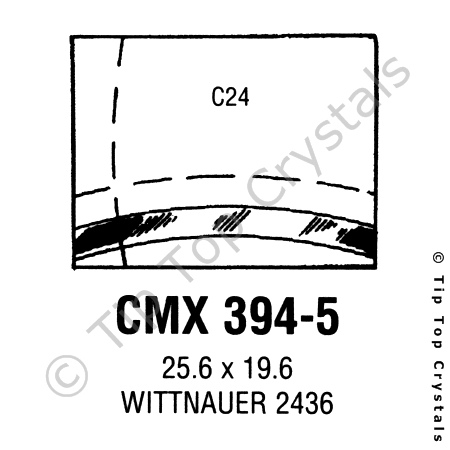 GS CMX394-5 Watch Crystal