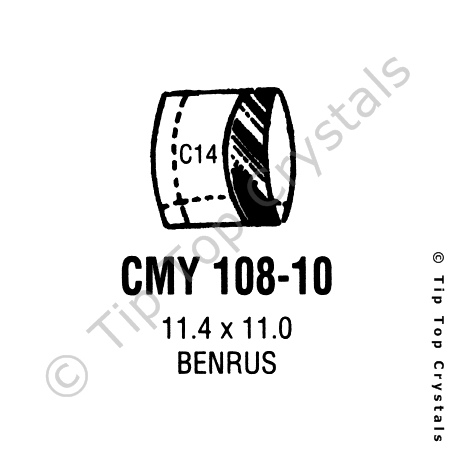 GS CMY108-10 Watch Crystal