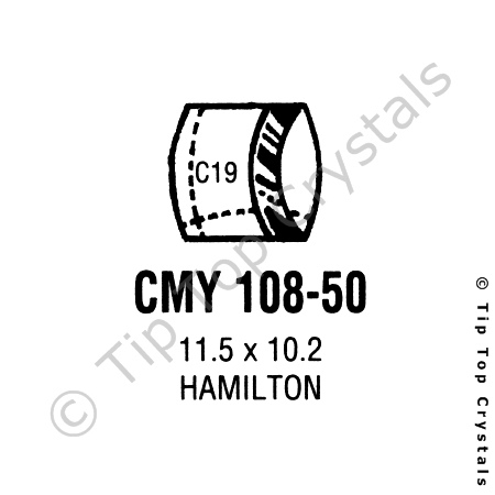 GS CMY108-50 Watch Crystal