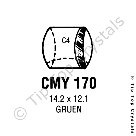 GS CMY170 Watch Crystal