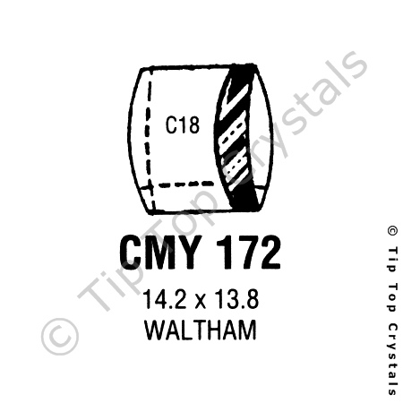GS CMY172 Watch Crystal