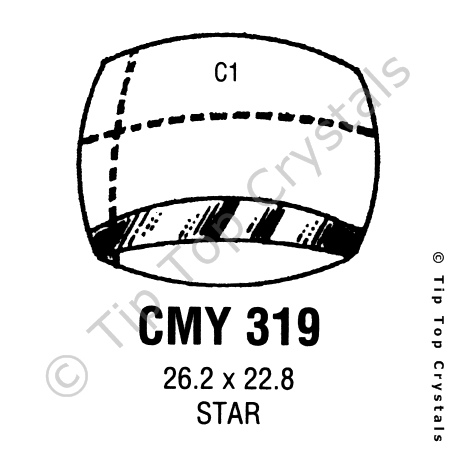 GS CMY319 Watch Crystal