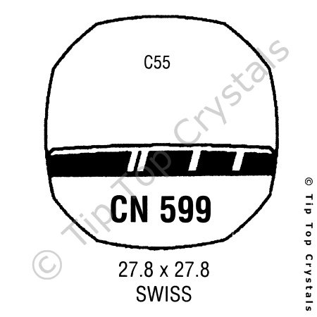 GS CN599 Watch Crystal