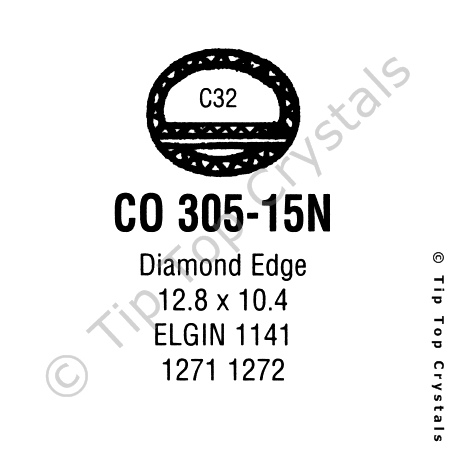 GS CO305-15N Watch Crystal