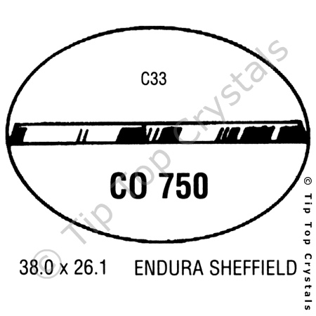 GS CO750 Watch Crystal