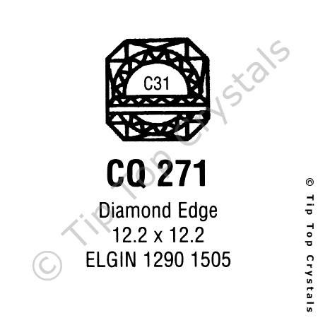 GS CQ271 Watch Crystal