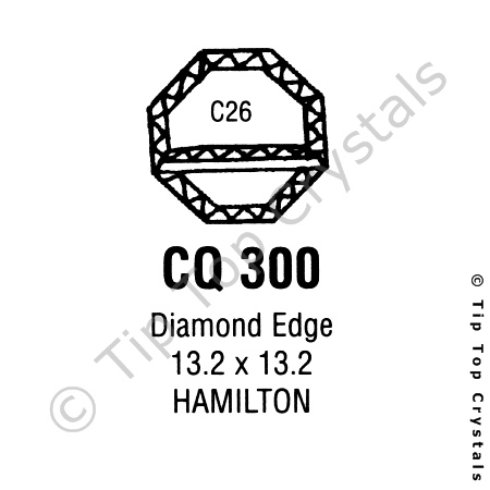 GS CQ300 Watch Crystal