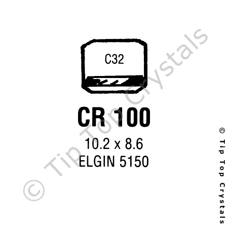 GS CR100 Watch Crystal