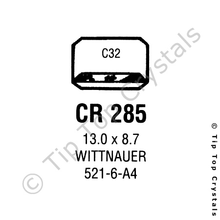 GS CR285 Watch Crystal