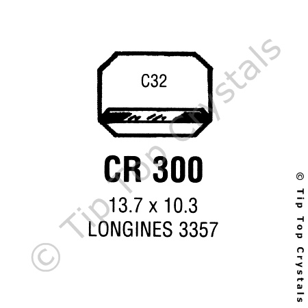 GS CR300 Watch Crystal