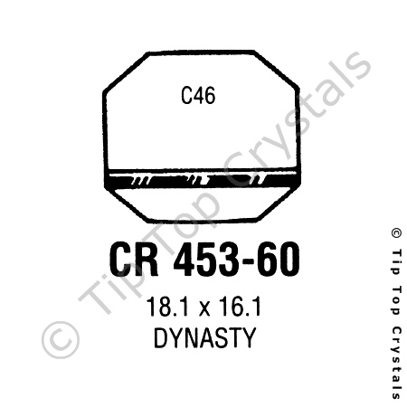 GS CR453-60 Watch Crystal