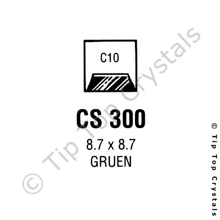 GS CS300 Watch Crystal