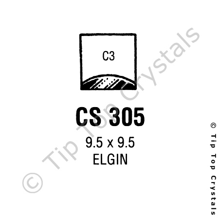 GS CS305 Watch Crystal