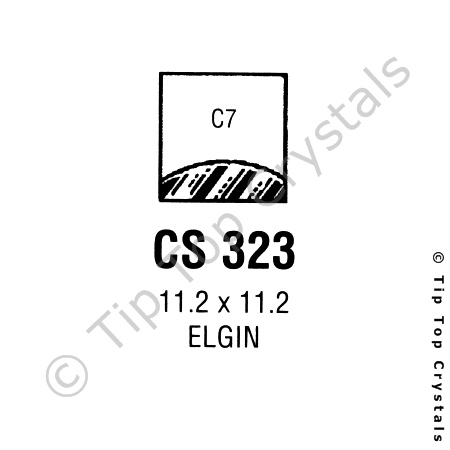 GS CS323 Watch Crystal