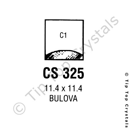 GS CS325 Watch Crystal