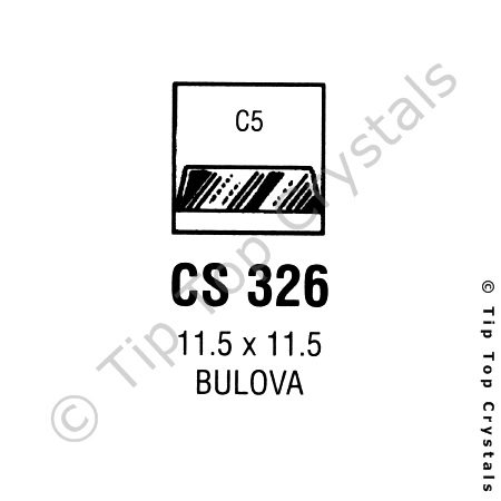 GS CS326 Watch Crystal