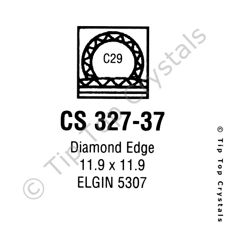 GS CS327-37 Watch Crystal