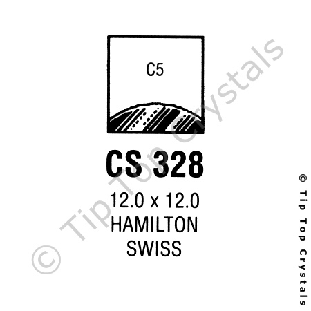 GS CS328 Watch Crystal