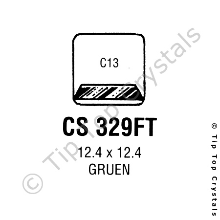 GS CS329FT Watch Crystal