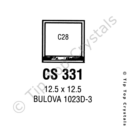 GS CS331 Watch Crystal