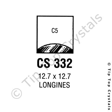 GS CS332 Watch Crystal