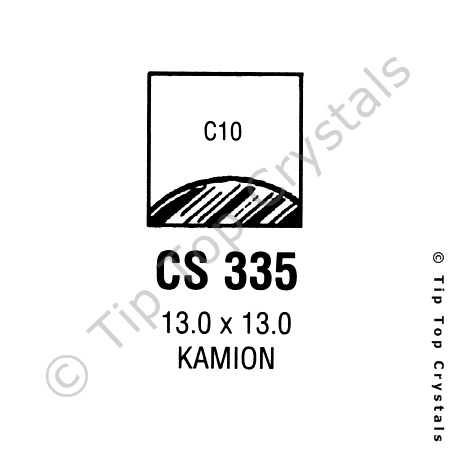 GS CS335 Watch Crystal