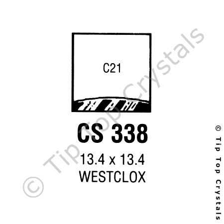 GS CS338 Watch Crystal