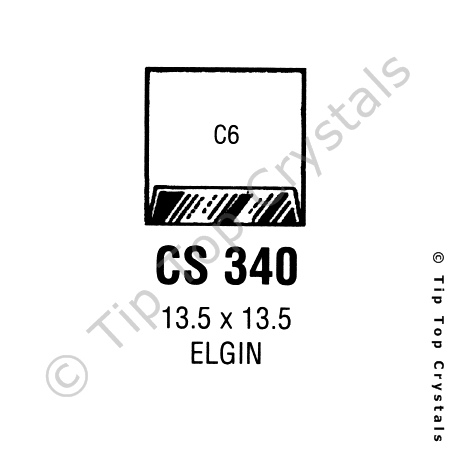GS CS340 Watch Crystal