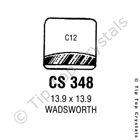 GS CS348 Watch Crystal