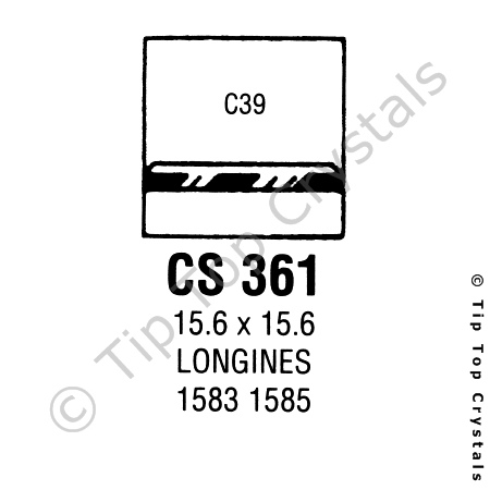 GS CS361 Watch Crystal