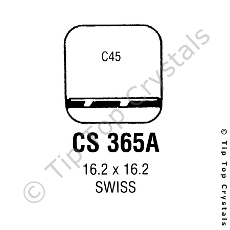 GS CS365A Watch Crystal
