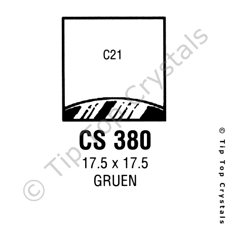 GS CS380 Watch Crystal